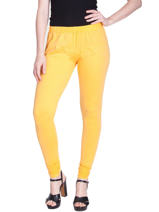 Light Yellow Premium Churidar Leggings