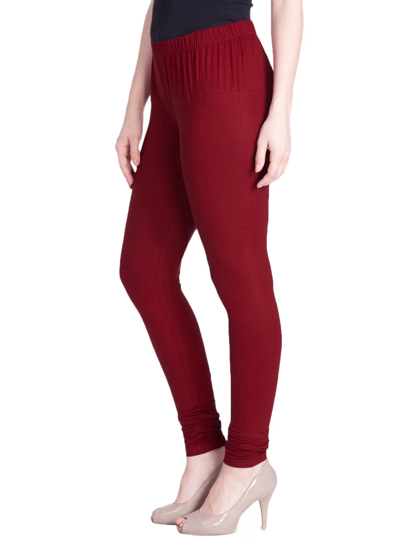 Maroon Premium Churidar Leggings