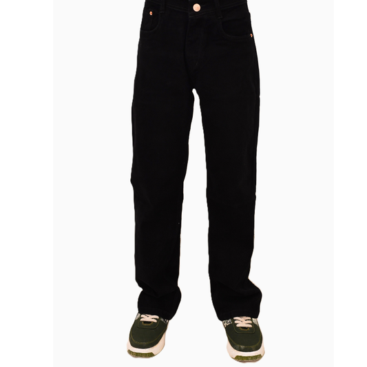 Men's Straight Fit Jeans - Jet Black