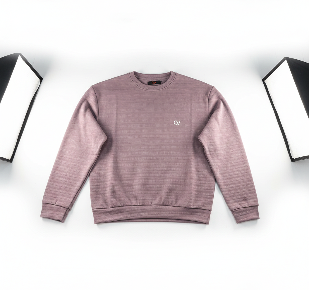 Lavender Mist Ribbed Pullover