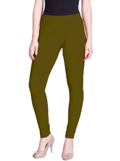 Green Premium Churidar Leggings
