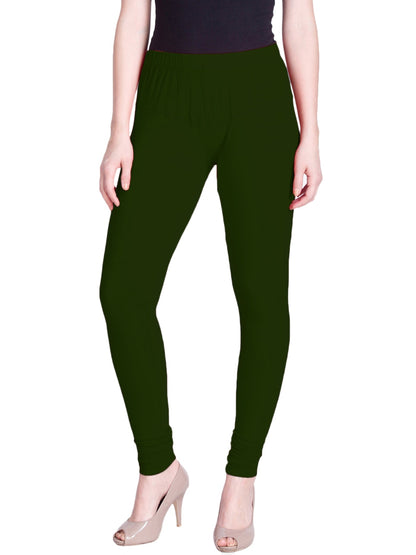 Green Premium Churidar Leggings
