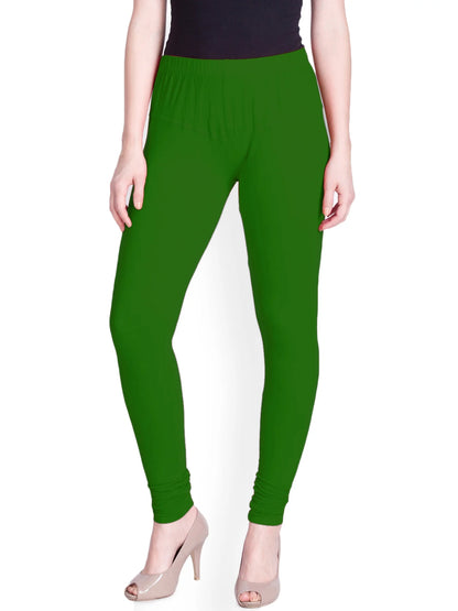 Green Premium Churidar Leggings