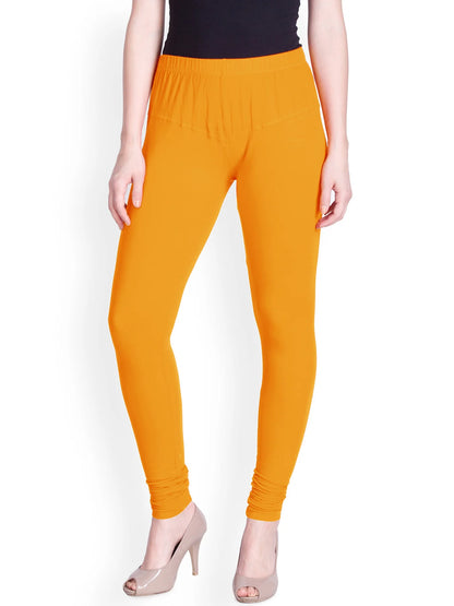 Orange Premium Churidar Leggings