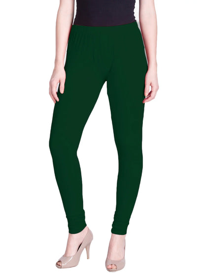 Green Premium Churidar Leggings