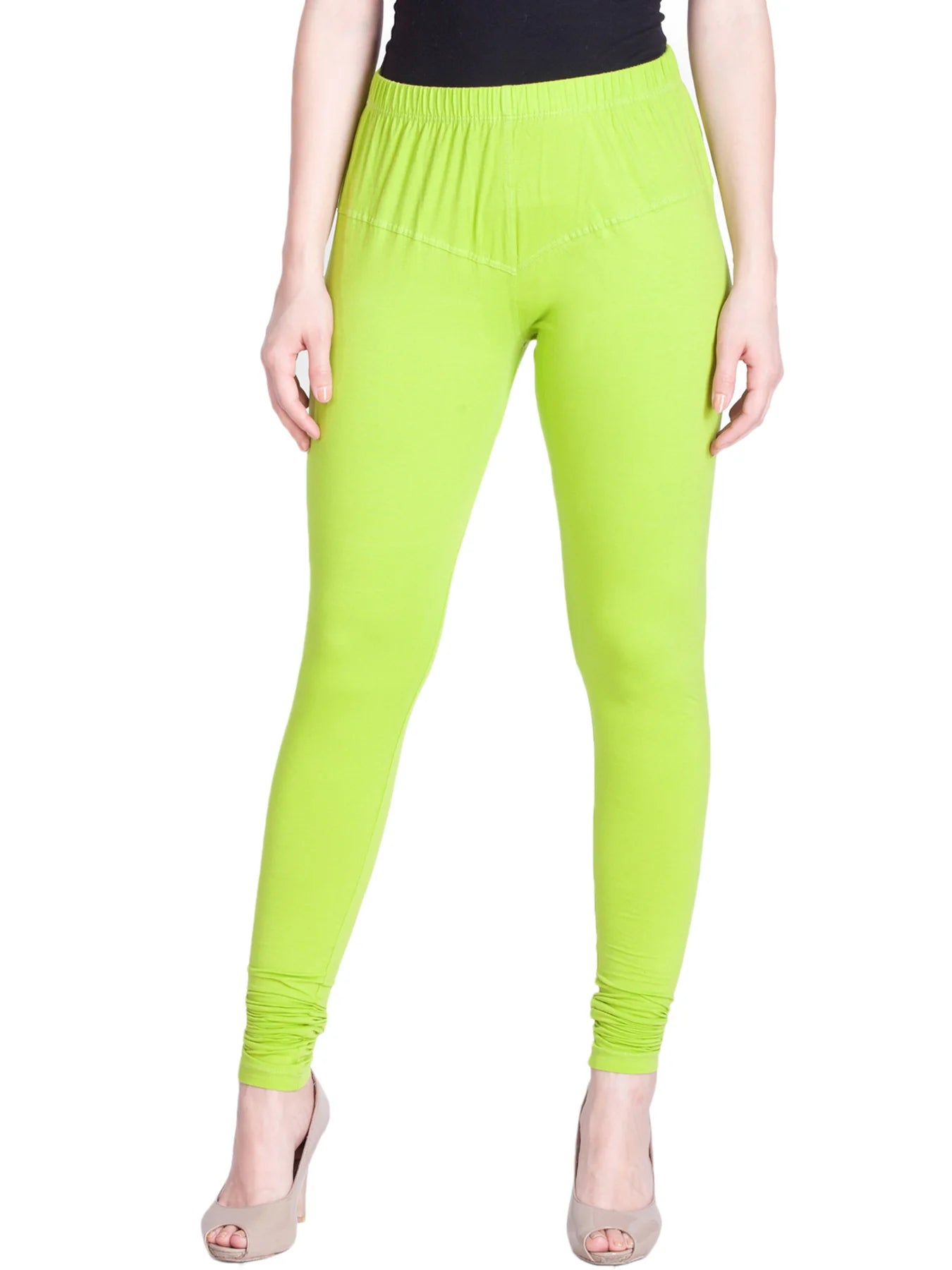 Green Premium Churidar Leggings