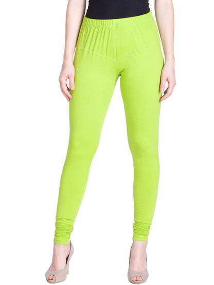 Green Premium Churidar Leggings