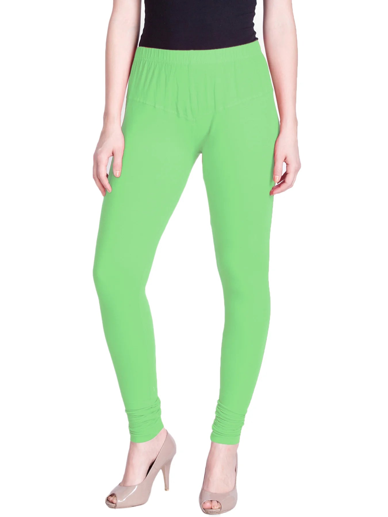 Green Premium Churidar Leggings