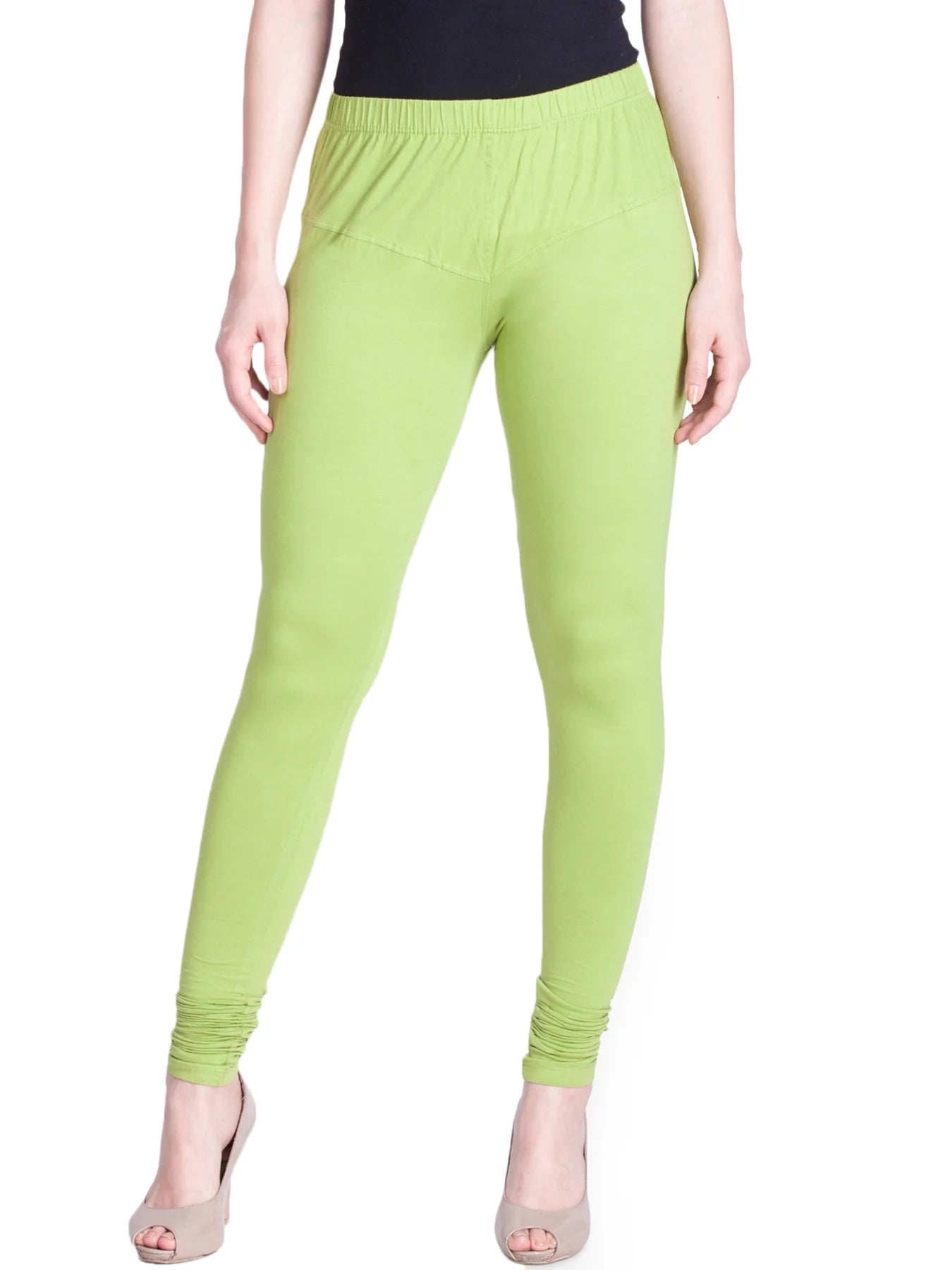 Green Premium Churidar Leggings