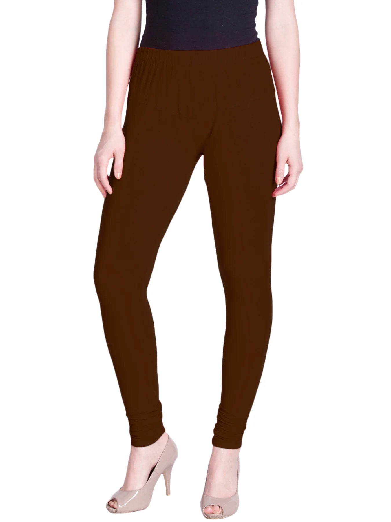 Brown Premium Churidar Leggings
