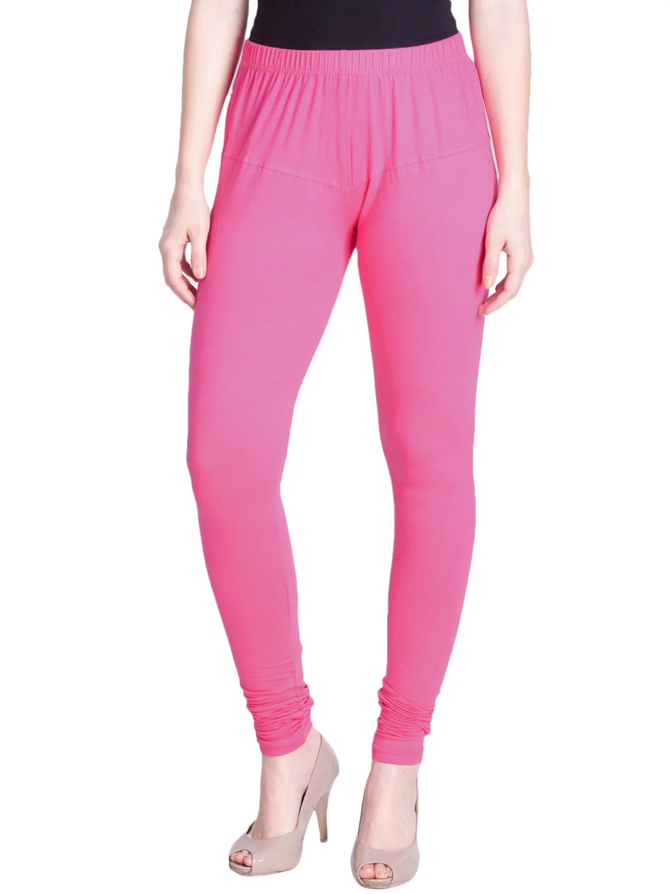 Pink Premium Churidar Leggings