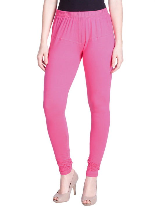 Pink Premium Churidar Leggings