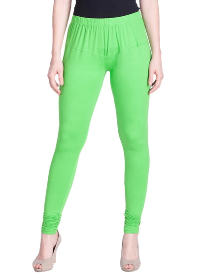 Green Premium Churidar Leggings