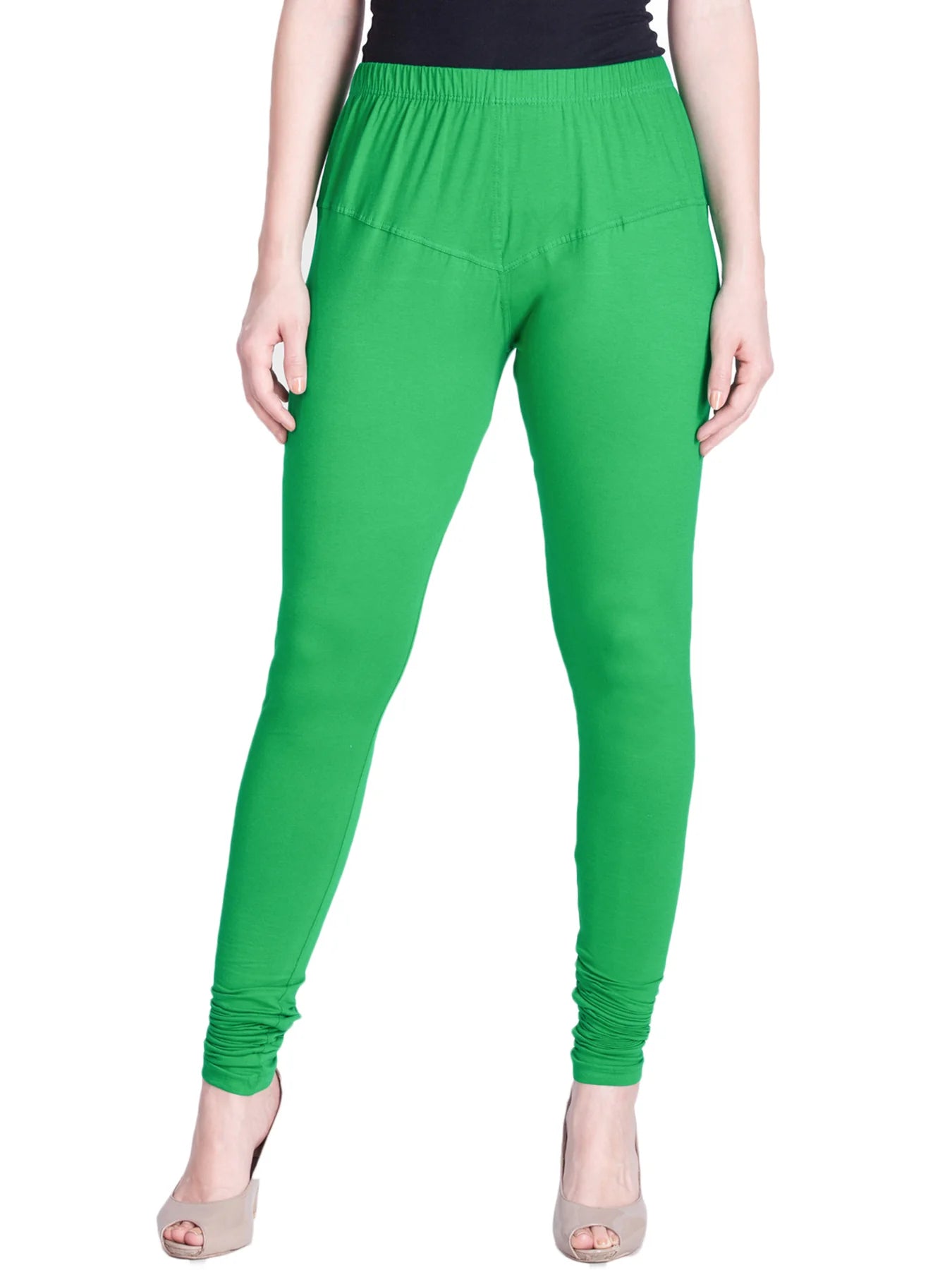 Green Premium Churidar Leggings