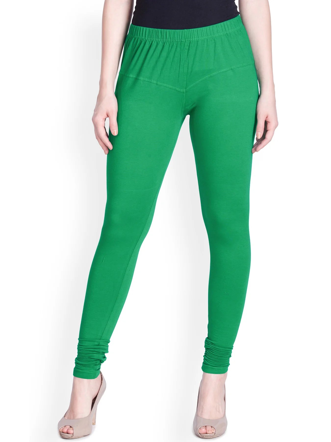 Dark Green Premium Churidar Leggings