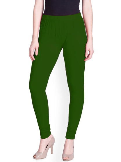 Green Premium Churidar Leggings