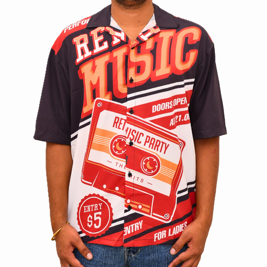 Retro Music Party Shirt