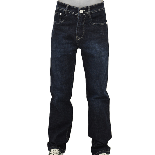 Men's Relaxed Fit Jeans - Deep Indigo