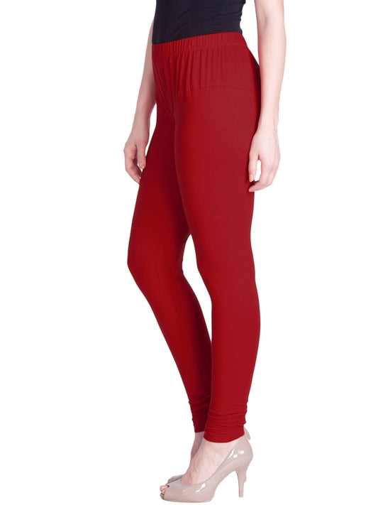 Red Premium Churidar Leggings
