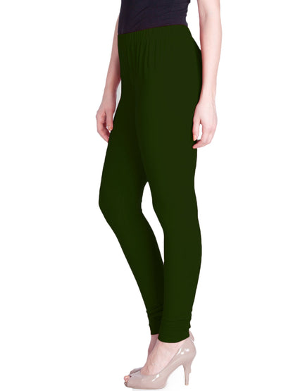 Green Premium Churidar Leggings