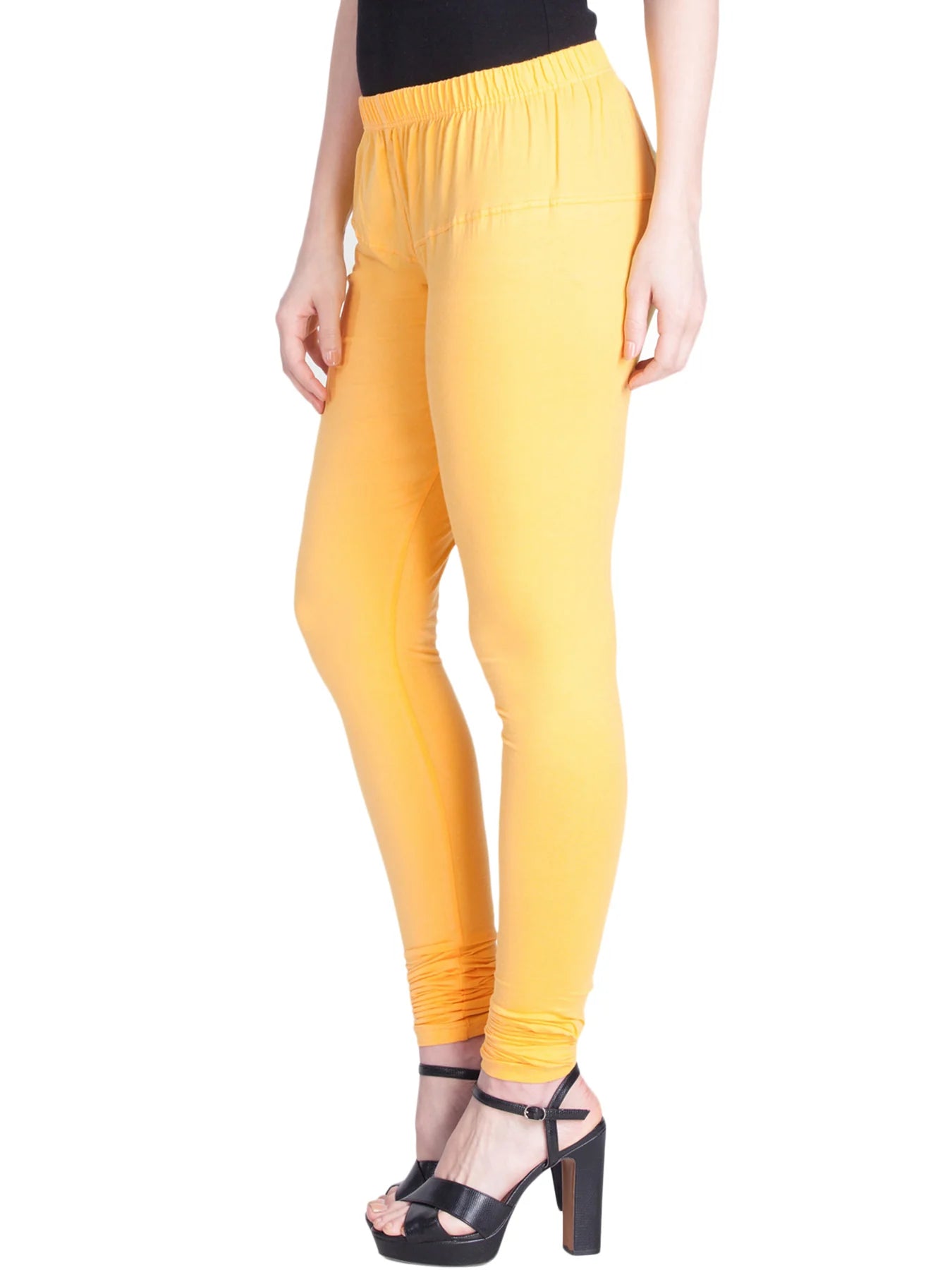 Light Yellow Premium Churidar Leggings