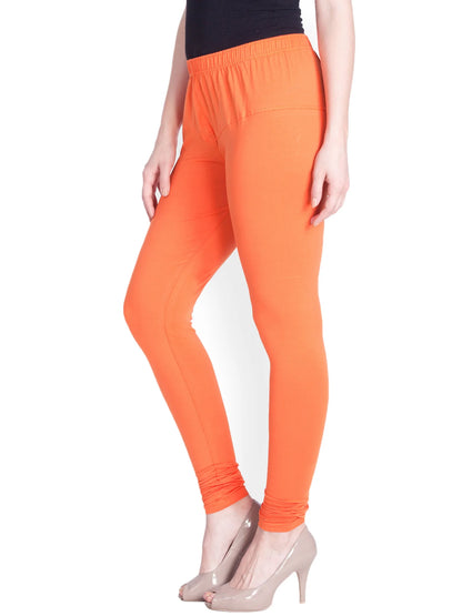 Peach/Orange Premium Churidar Leggings