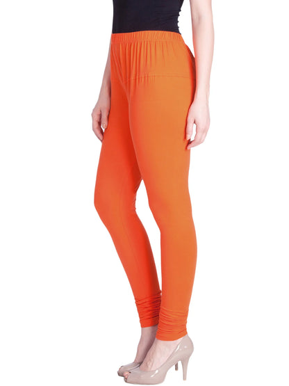 Orange Premium Churidar Leggings