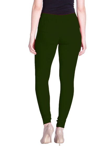 Green Premium Churidar Leggings
