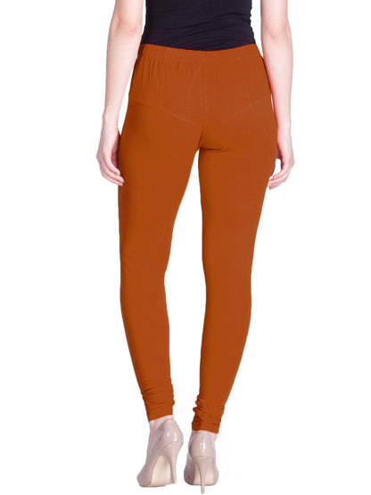 Orange/Brown Premium Churidar Leggings