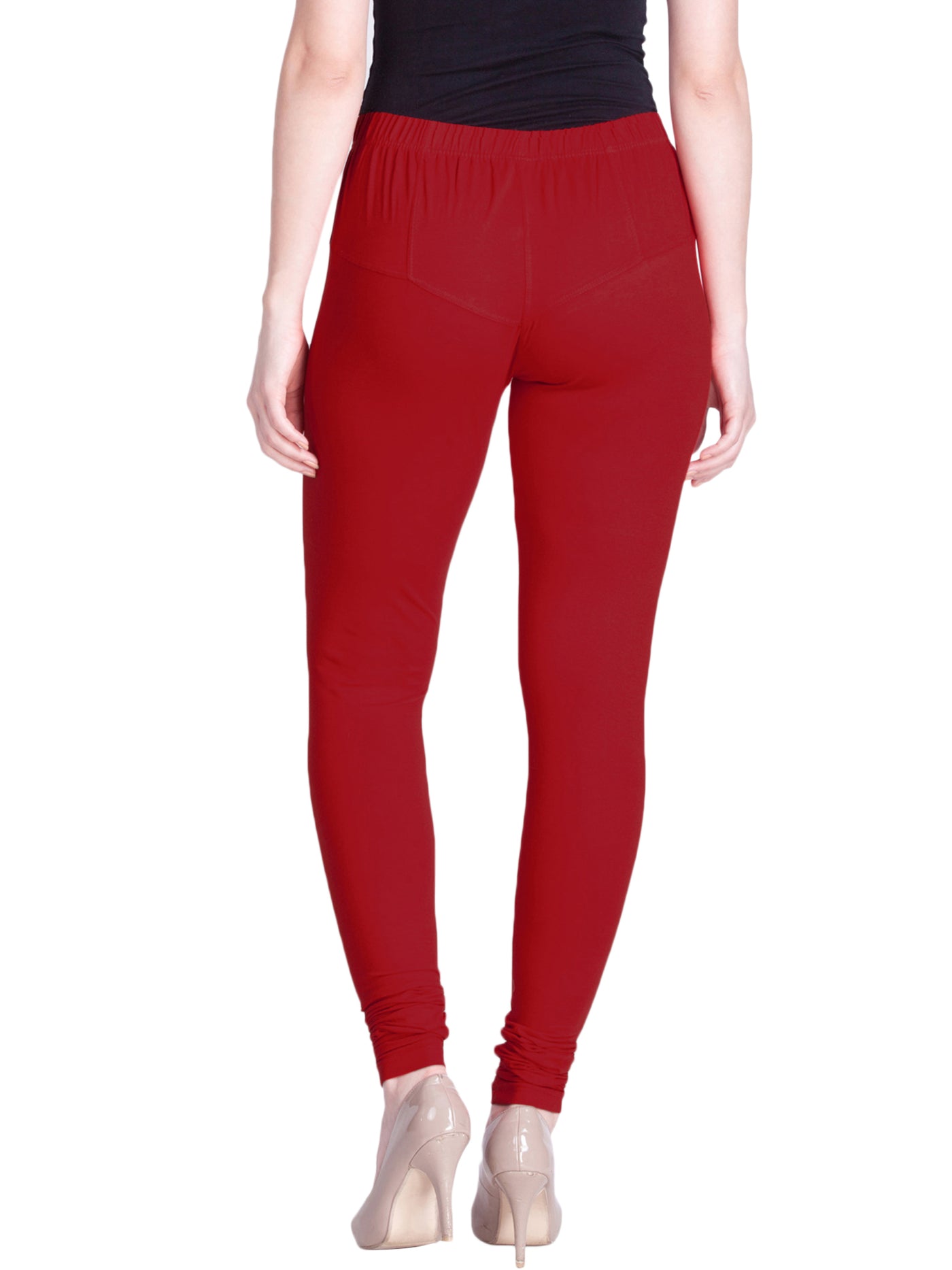 Red Premium Churidar Leggings