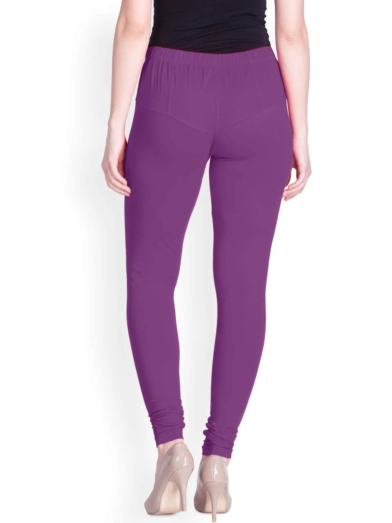 Wine Premium Churidar Leggings