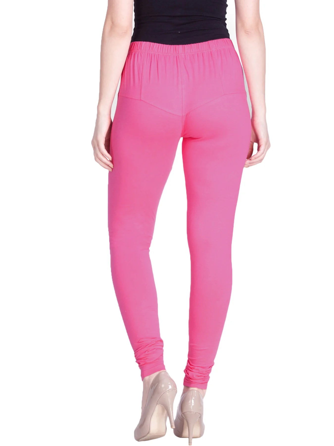 Pink Premium Churidar Leggings