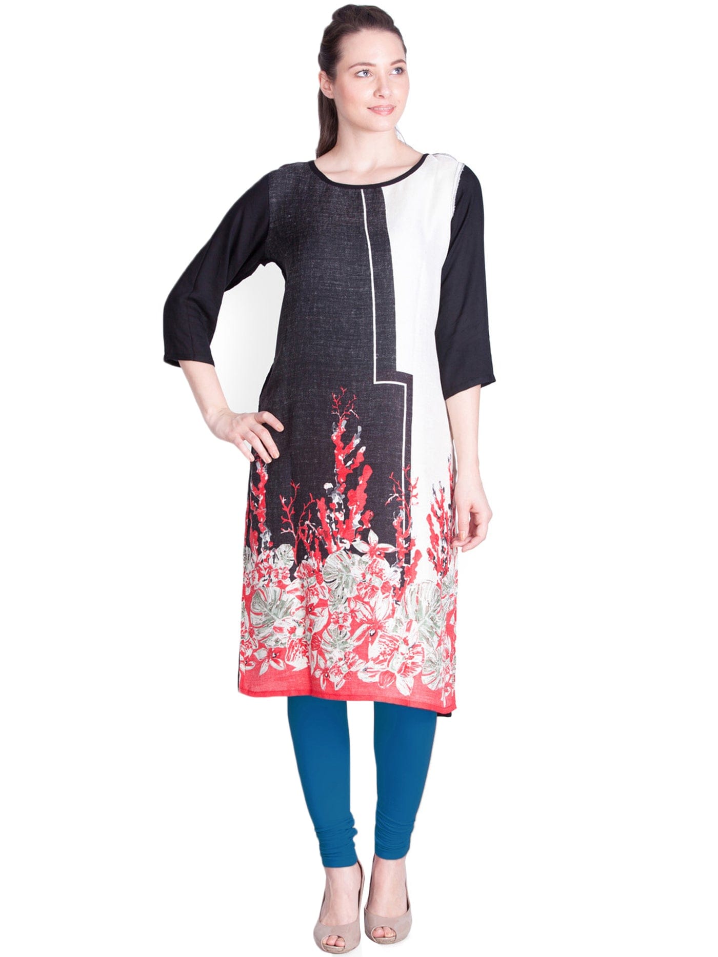 Blue Premium Churidar Leggings