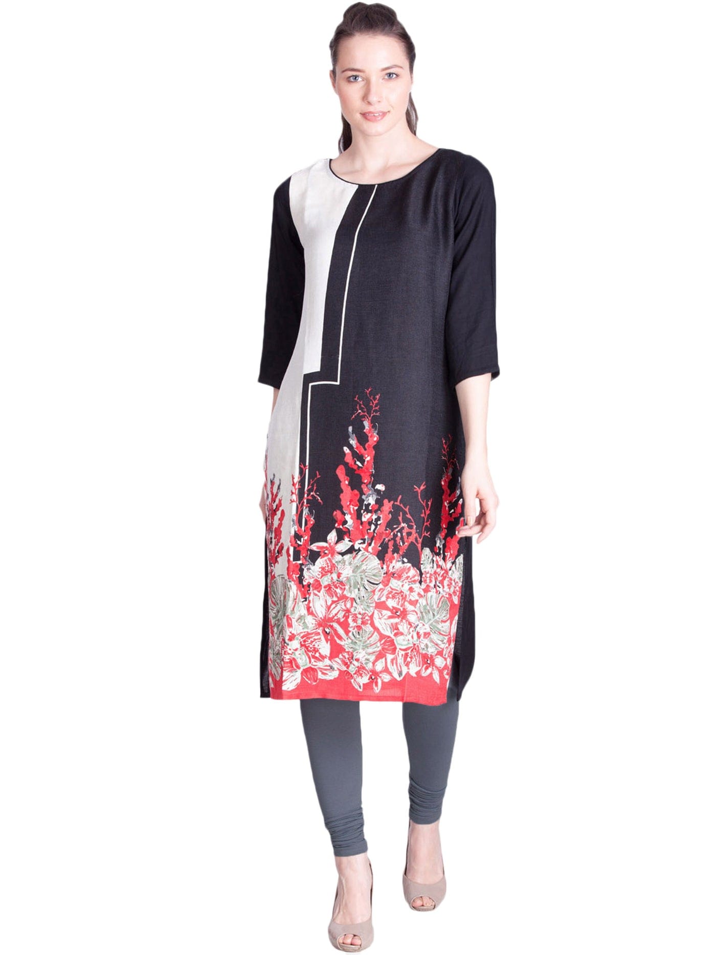 Grey Premium Churidar Leggings