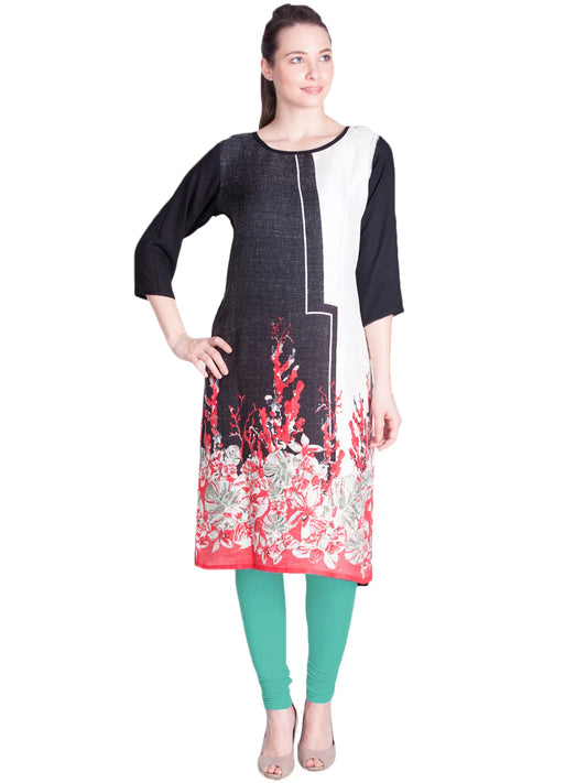 Aqua Green Premium Churidar Leggings