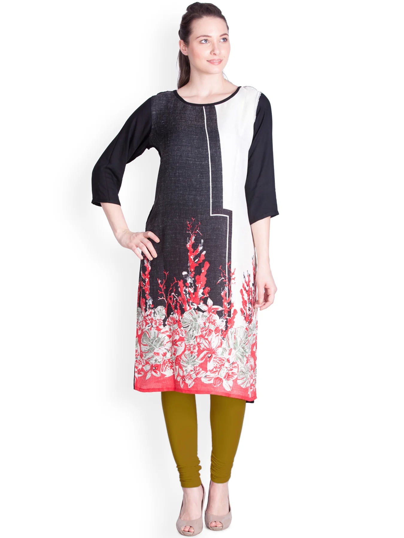 Olive Premium Churidar Leggings