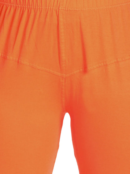 Orange Premium Churidar Leggings