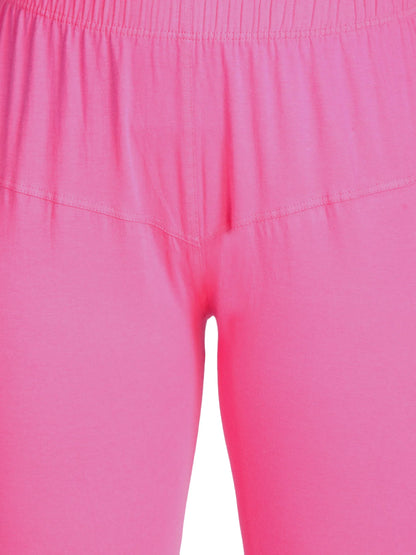 Pink Premium Churidar Leggings