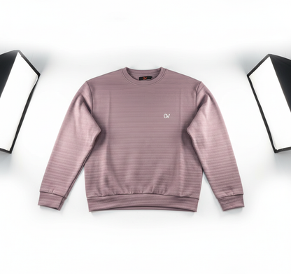 Lavender Mist Ribbed Pullover