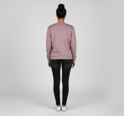 Lavender Mist Ribbed Pullover