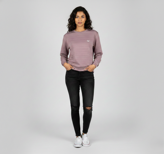 Lavender Mist Ribbed Pullover