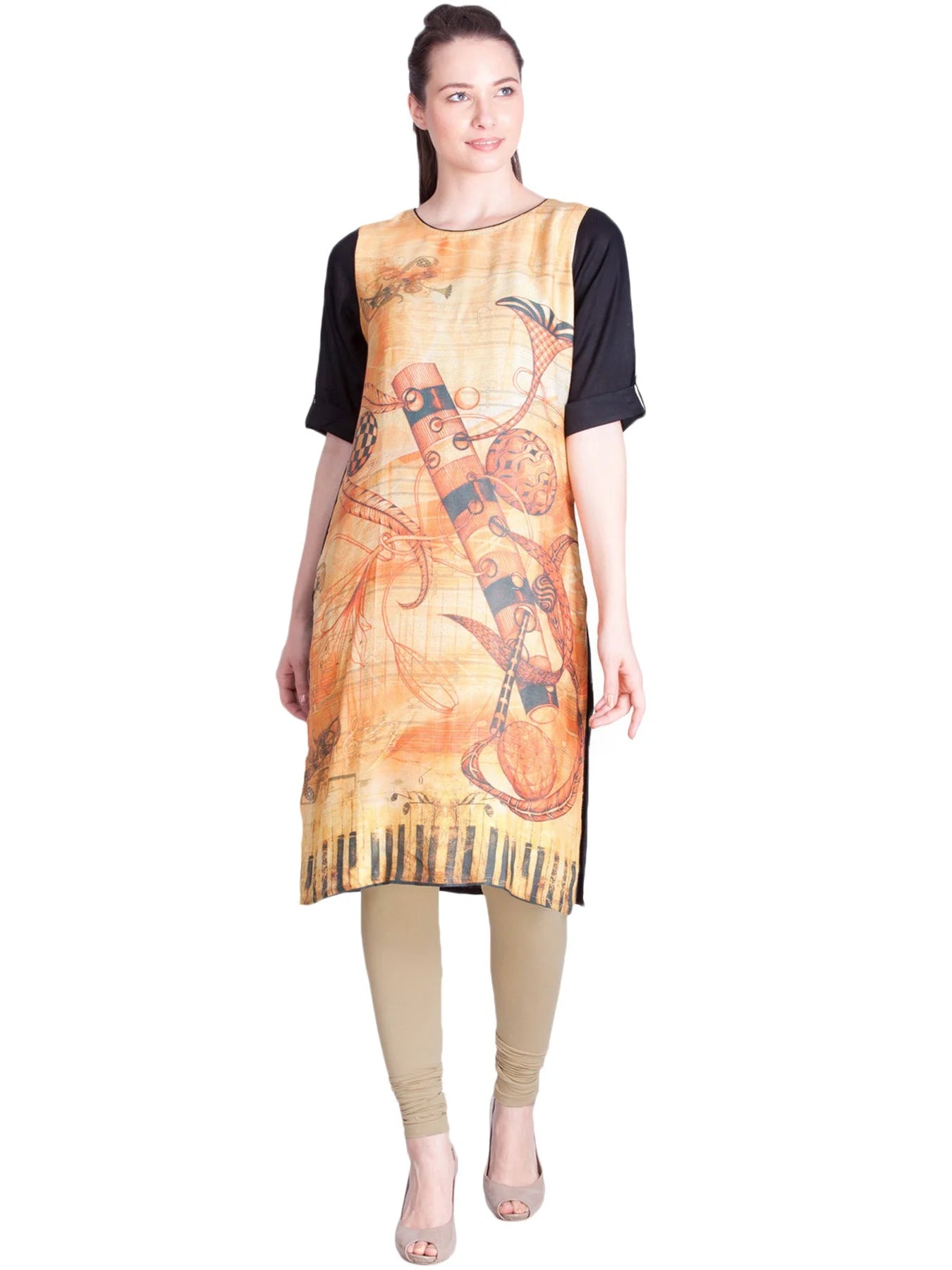 Beige Premium Churidar Leggings