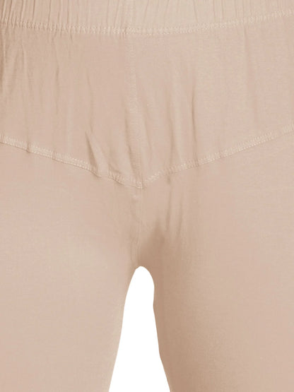 Cream Premium Churidar Leggings